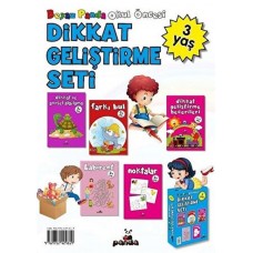 Okul Öncesi 3 Yaş Dikkat Geliştirme Seti (5 Kitap)